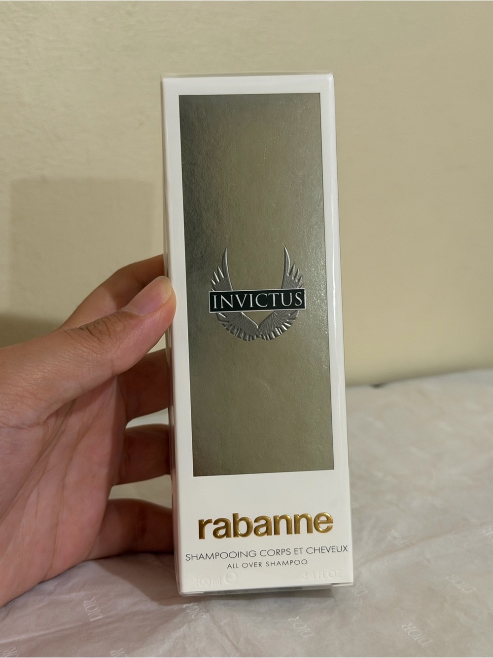 Paco Rabanne Invictus All Over Shampoo - White/Gold 100 ml
